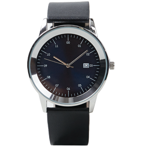 Black Leather Watch